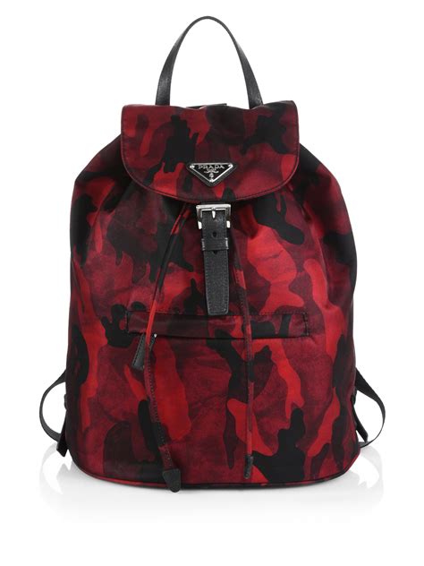 prada camouflage backpack price|saks Prada backpack.